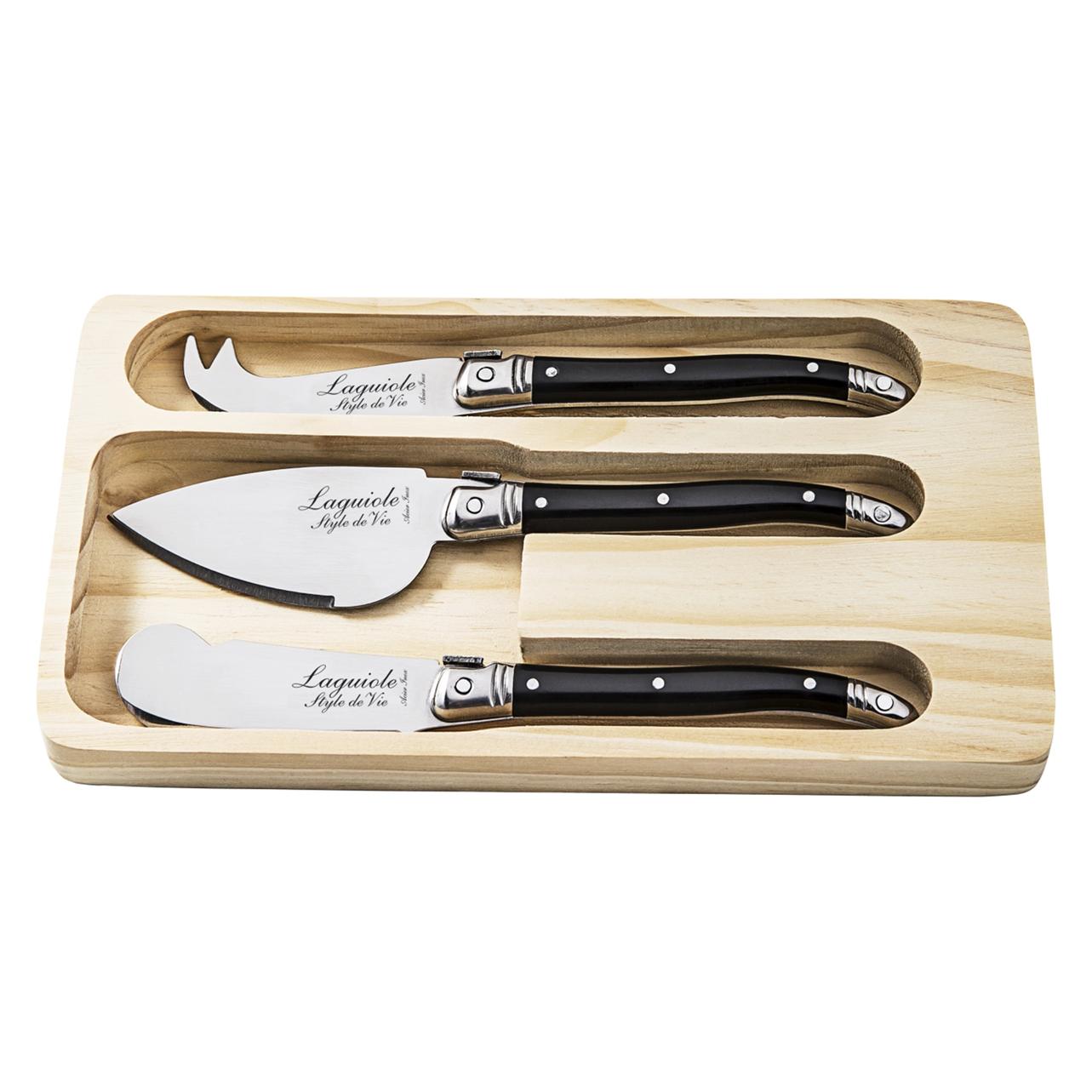 Laguiole 3tlg Premium Line Käsemesserset (3x) (530107)
