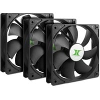 IPC Fan Set 120mm, Gehäuselüfter schwarz, 120 mm