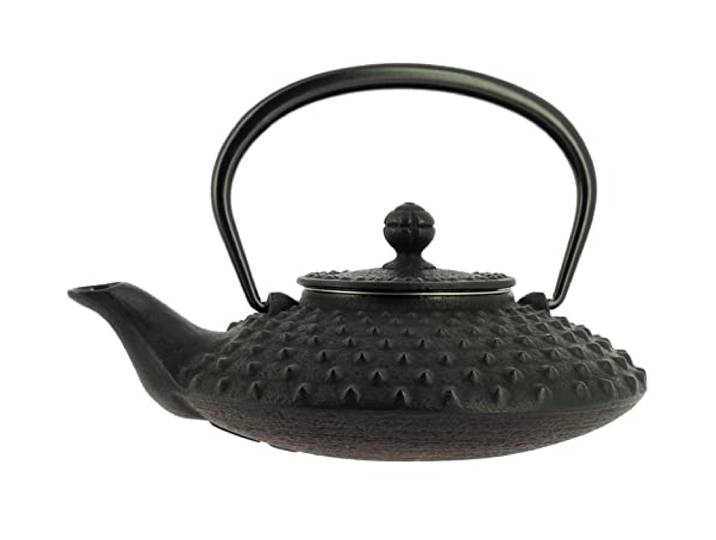 Iwachu Kanbin Teekanne, flach, Schwarz, 500 ml