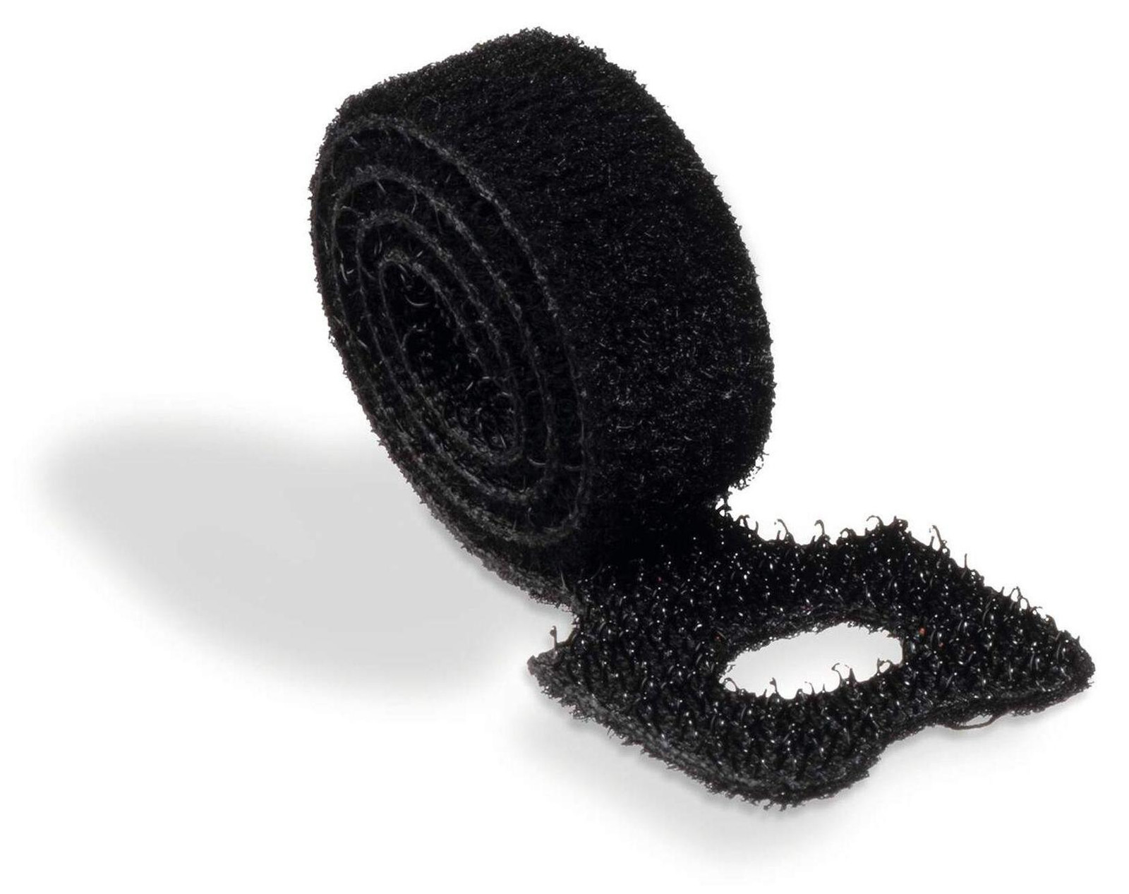 DURABLE Cavoline Grip Tie Klittenband kabelbinder met lus, 5 stuks, Zwart