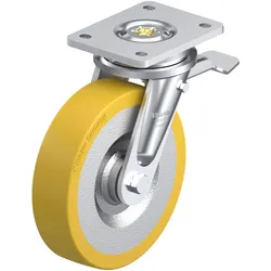Blickle, Möbelrollen, 51755 LO-SETH 200K-ST Lenkrolle mit Feststeller Rad-Durchmesser 200 mm