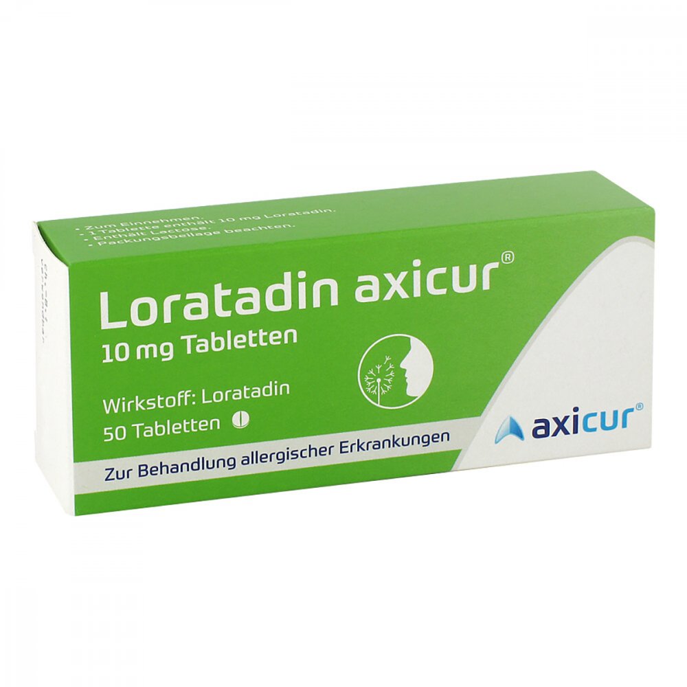 axicorp Pharma GmbH Loratadin axicur 10 mg Tabletten 14293773
