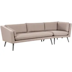 GARTENSOFA 3-Sitzer rechte seite beige modular Loretello