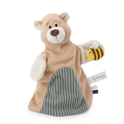 Schmusetuch Handpuppe Bär 2in1 26x25cm auf Header