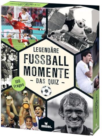 Knut Krüger - Moses. Legendäre Fußballmomente – Das Quiz, 100 Quizfragen zu den größten Momenten der Fußballgeschichte, Wissenstest für alle Fußballfans und - Experten, Fußballquiz für Erwachsene und Jugendliche - Preis vom 18.10.2026 19:22:15 h