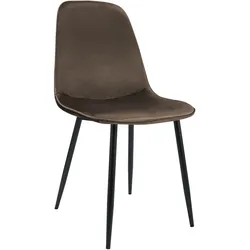 CLP Esszimmerstuhl Maryam Samt   Farbe: braun, Material: Samt