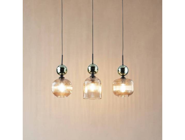 Hängeleuchte Sophia TK Lighting, dimmbar, grün, für Wohn- / Esszimmer, Glas, Modern