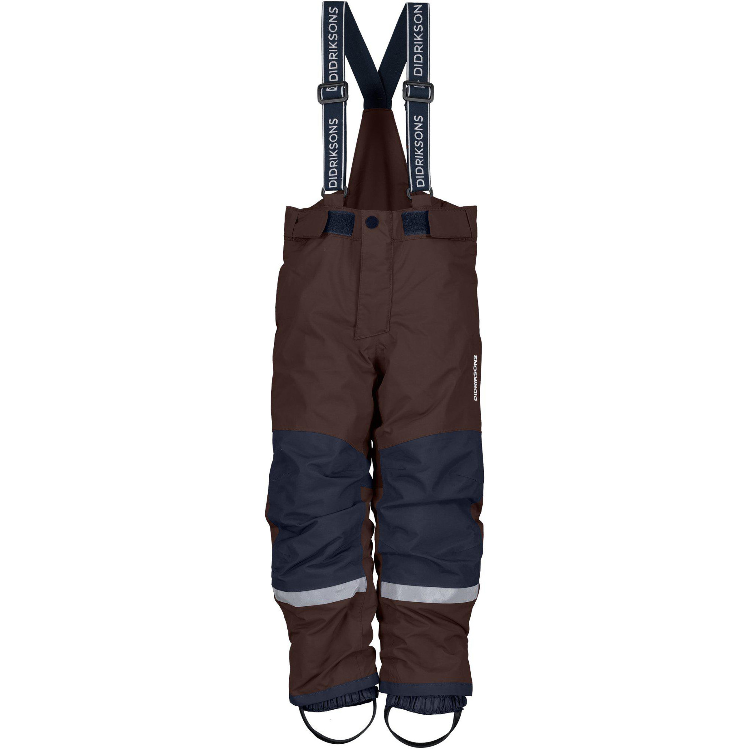 Didriksons Idre 7 Hose Kinder Isolationshose shadow brown Größe 130 Lifestyle | Skifahren Wasserdicht