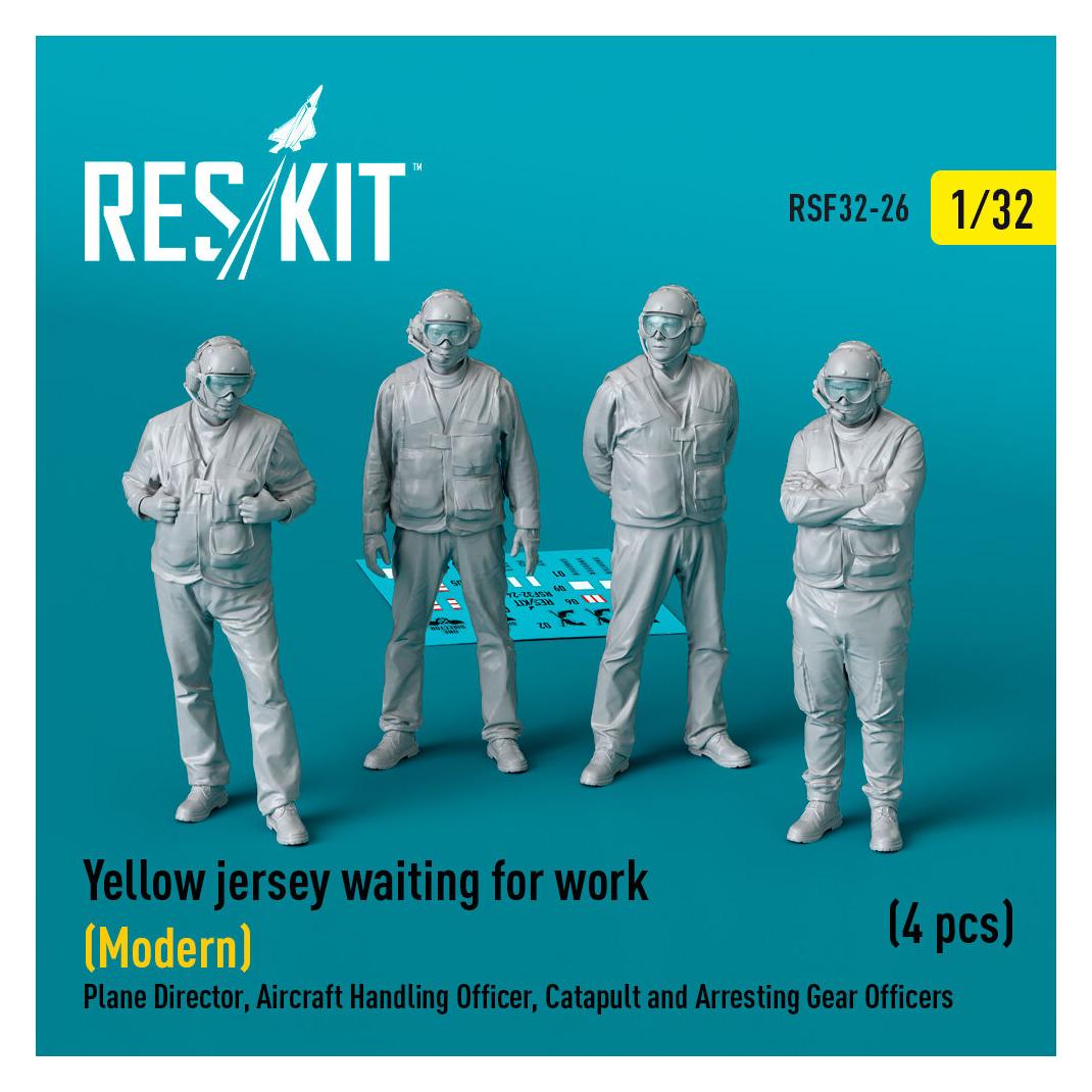 ResKit Yellow jersey waiting for work (Modern) Plane Director, Aircraft Handling Officer, Catapult and Arre (RSF32-0026)