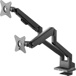 GOOBAY 70814 - Monitor Halter, 2 Displays, 17" - 32", 455 mm, Tischmontage