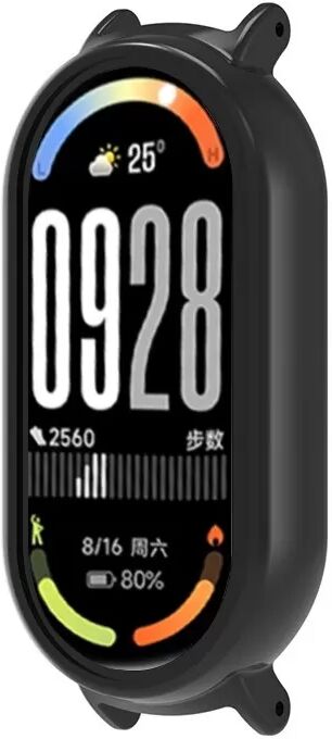 INF Schutzhülle Schwarz kompatibel mit Xiaomi Mi Band 10/10 NFC – Stoßfest, Staubdicht