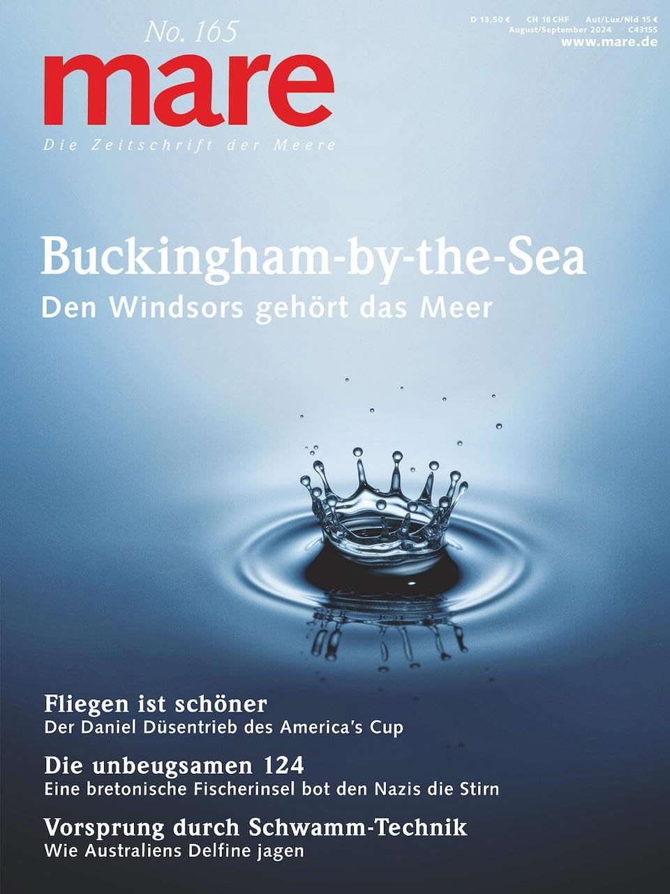 mare - Die Zeitschrift der Meere / No. 165 / Buckingham-by-the-Sea: Den Windsors gehört das Meer - Preis vom 05.10.2026 03:47:11 h
