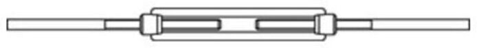 DIN 148 Spannschlösser Stahl SP AE M 27 galvanisch v ; Industrial Quality Supplies (014800140270000)
