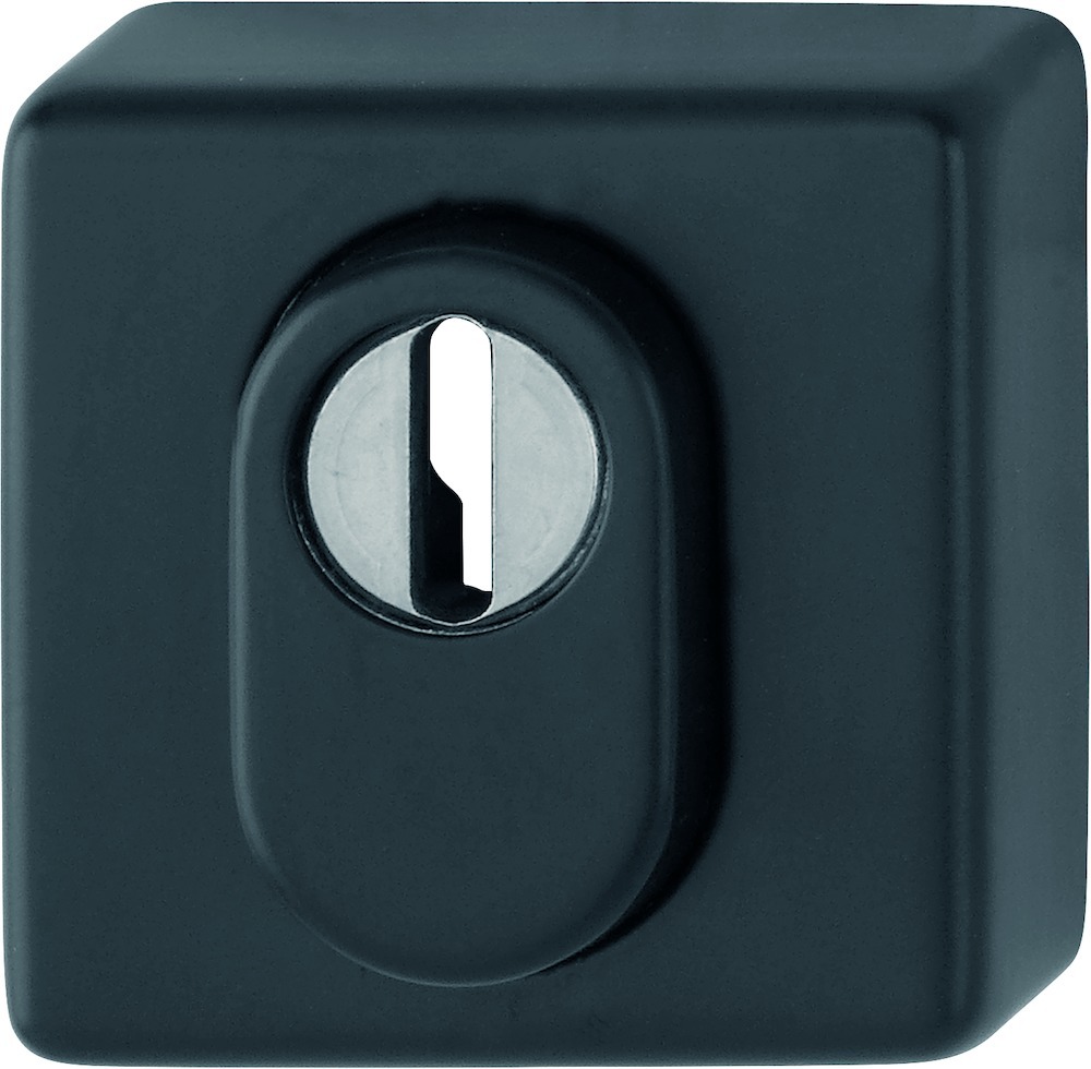 HOPPE Schutzrosette E52ZNSB-ZA,eckig,15mm/PZ,F9714M 11841345