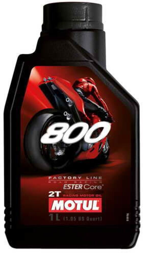 Motoröl MOTUL 104041 2T 800 Factory Line Road Racing 1L