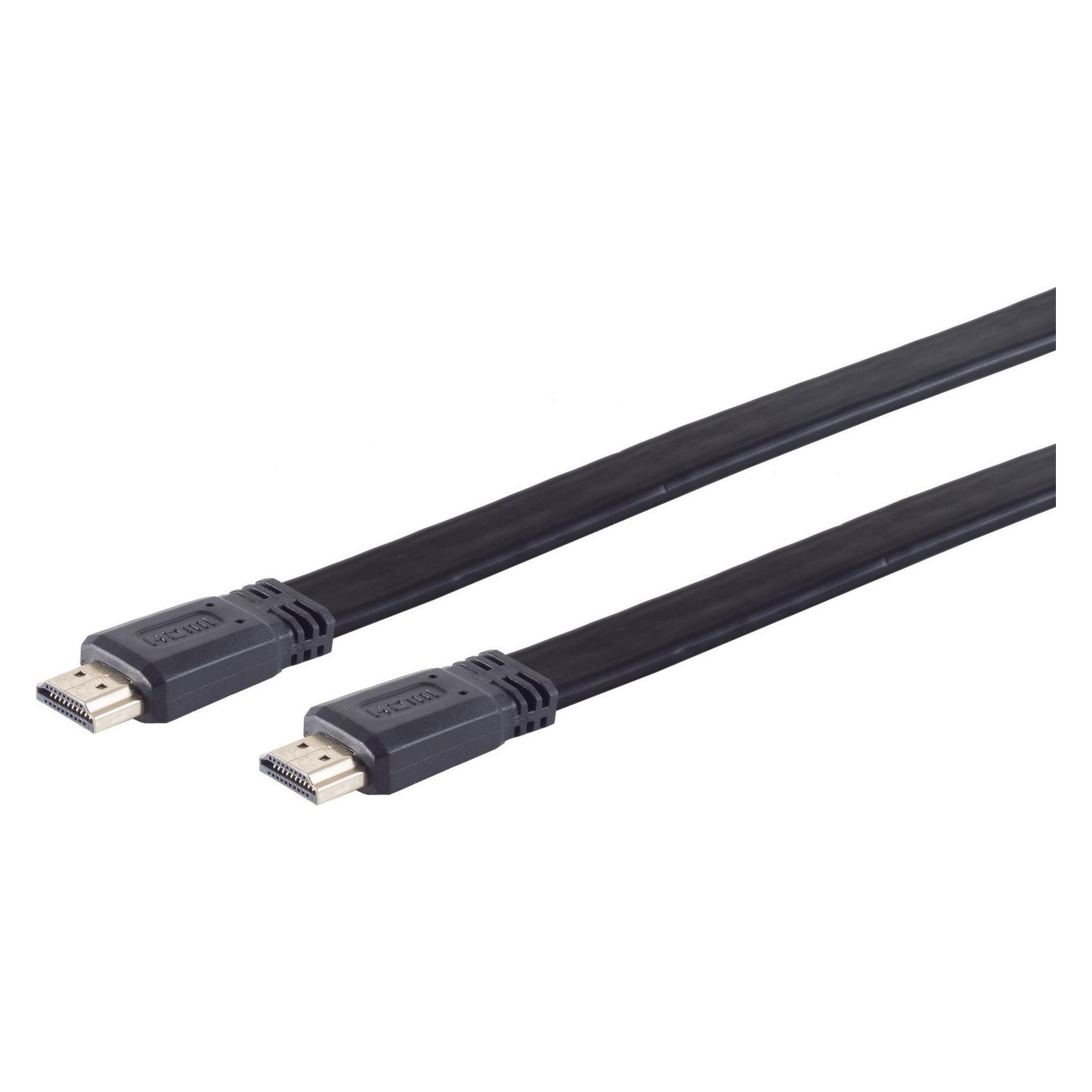 Shiverpeaks S/CONN maximale Konnektivität HDMI-Verbindungskabel-HDMI A-Stecker auf HDMI A-Stecker, vergoldeter K (1.50 m) (77471-FLAT)