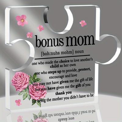 Lush Living Finds Thank You Gift Bonus Mom Appreciation Plaque With Photography Utility Thank You Gift Bonus Mom Appreciation Plaque With Photography Utility