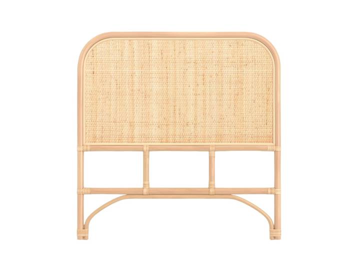 Tête de lit 90 cm en rotin naturel