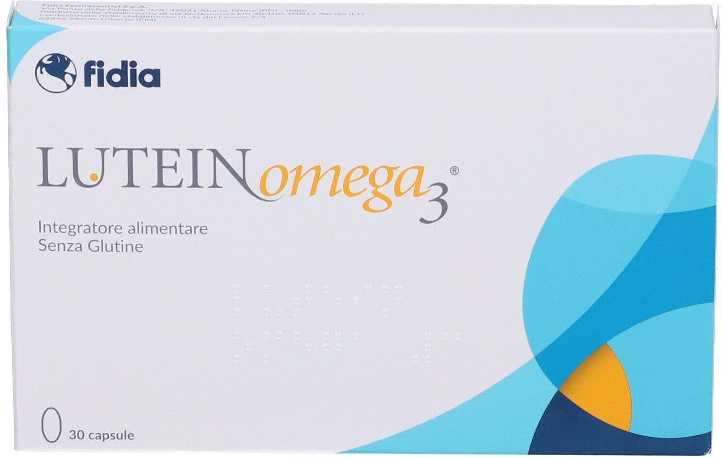 FIDIA FARMACEUTICI SpA Fidia, Lutein Omega3, 30 Capsule