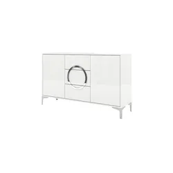 Sideboard  Eva , weiß , Maße (cm): B: 138 H: 83