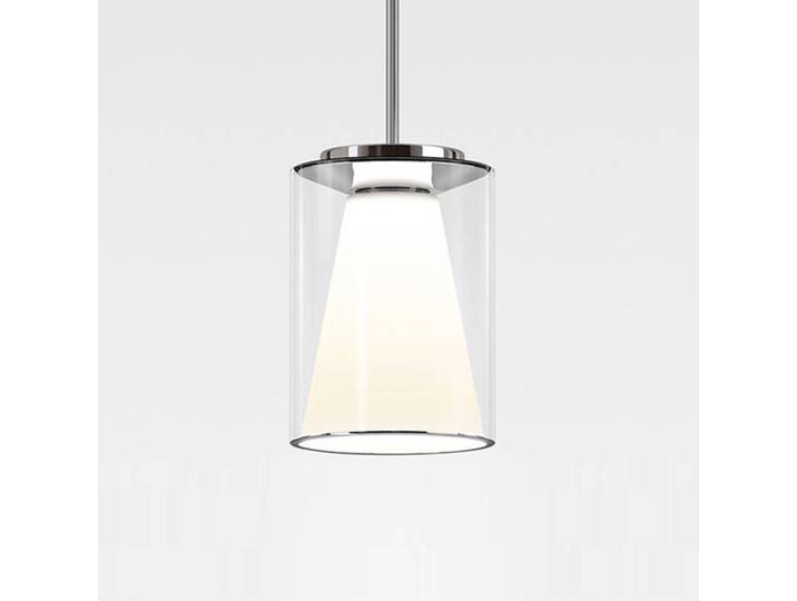 Serien Lighting Designer Hängeleuchte Drum S, dimmbar, klar / transparent, für Wohn- / Esszimmer, Glas, Modern