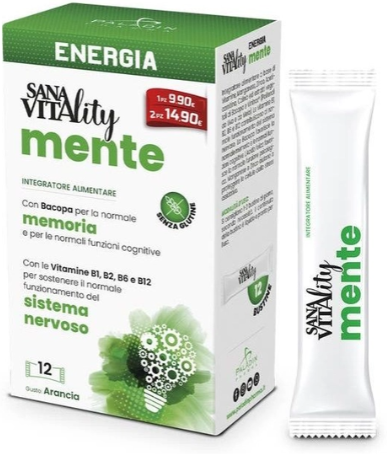 PALADIN PHARMA SpA Sanavitality Energia Mente, 12 Stick da 10 ml