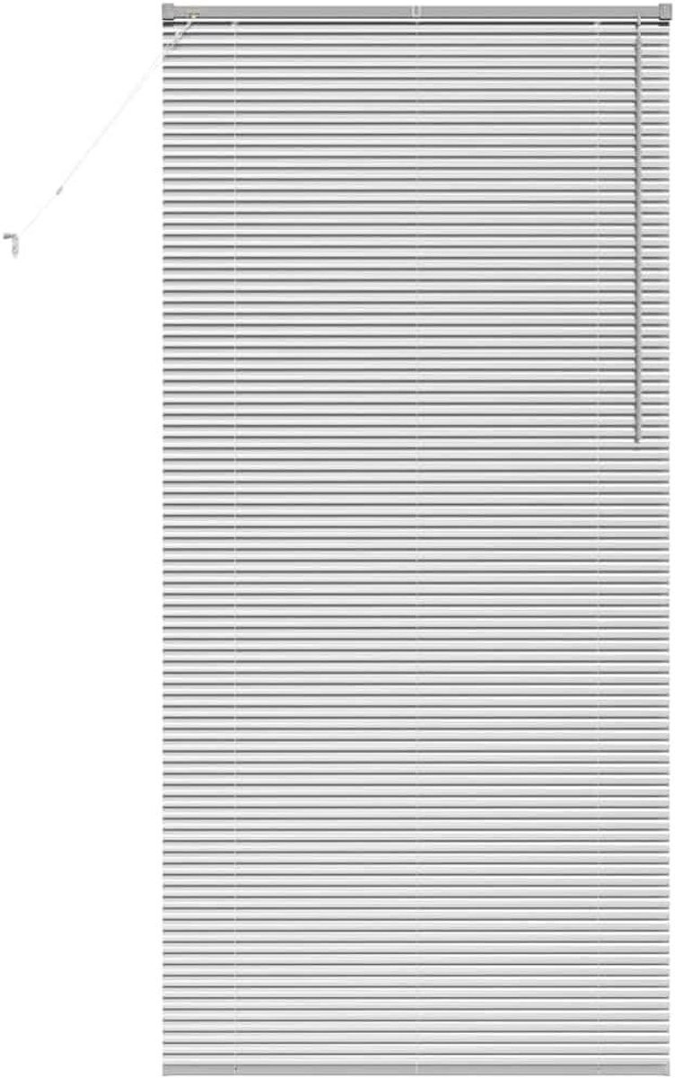Aluminium Venetiaanse jaloezieën met matte afwerking - Zilver - 100 x 220 cm