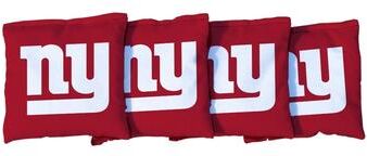 Skip's Garage New York Giants NFL Red Cornhole Bags