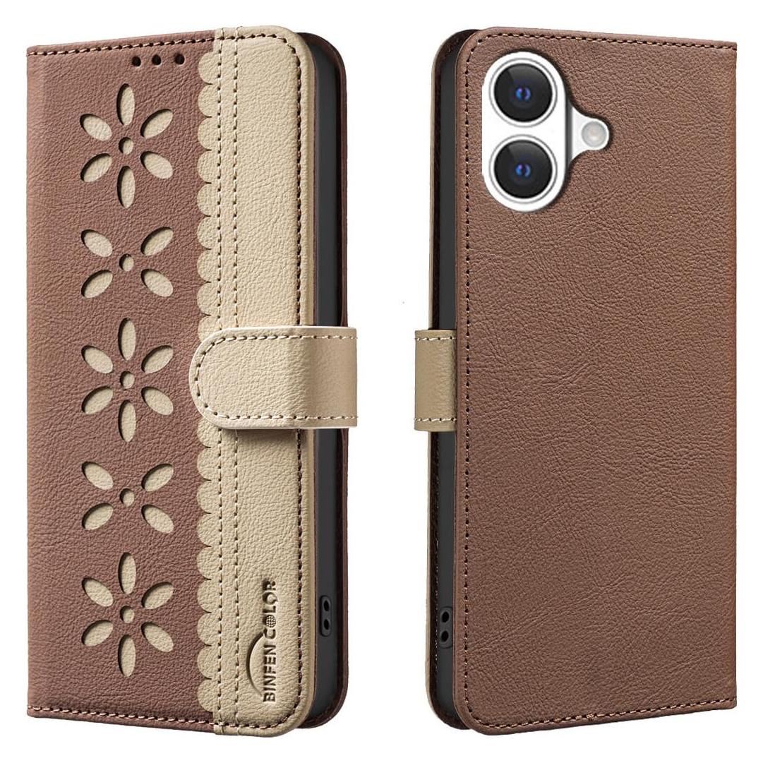 Binfen Color Ledertasche Floral (Apple iPhone 17) (61782324)