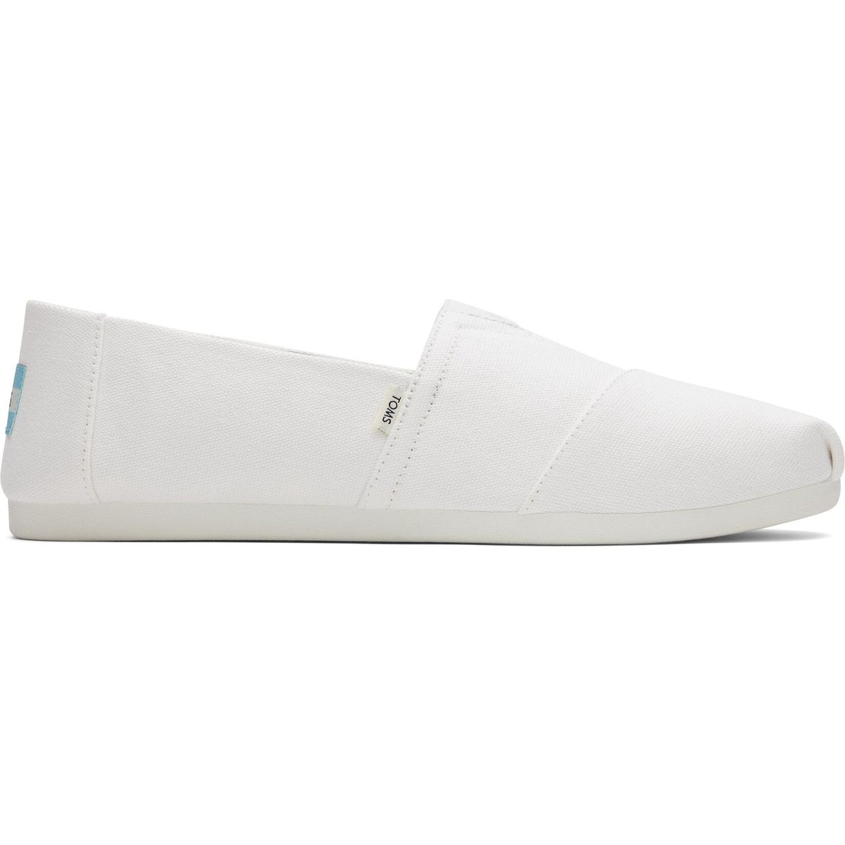 Toms Alpargata Classic white recycled cotton canvas 44 10017679-44