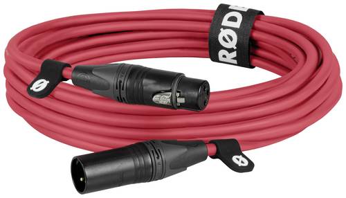 Rode XLR6M-R XLR Verbindungskabel 6 m Rot
