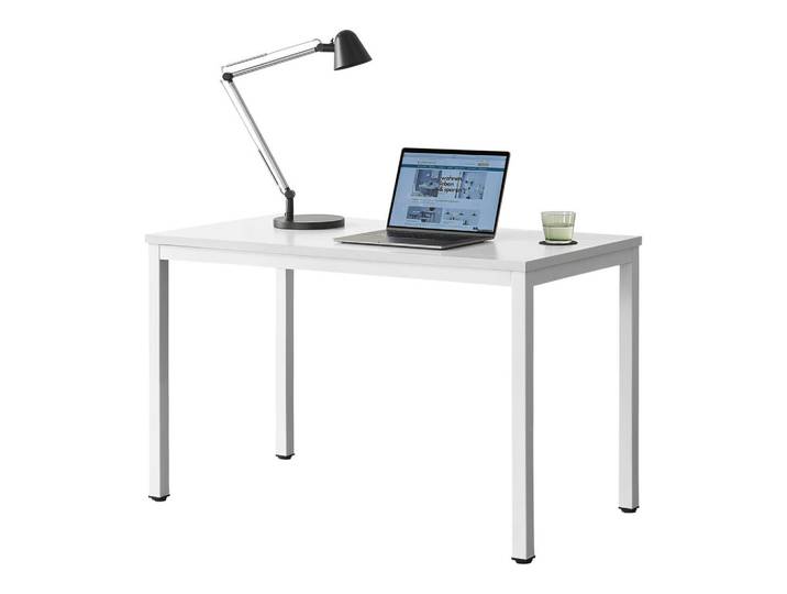 [en.casa] Schreibtisch Odense, Weiß, Metall, Rechteckig,Rechteckig, 60x75x120 cm, Büromöbel, Schreibtische, Schreibtische