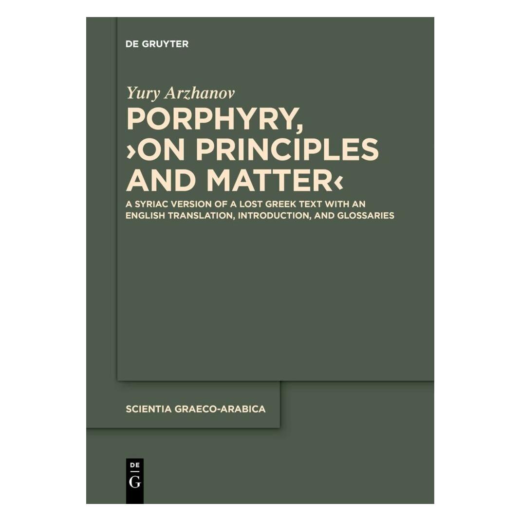De Gruyter Porphyry, 'On Principles and Matter' (Englisch, Softcover, Porphyry, Yury Arzhanov) (56944525)
