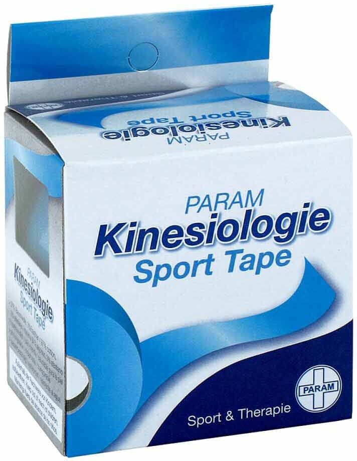 Param GmbH Kinesiologie Sport Tape 5 cmx5 m blau