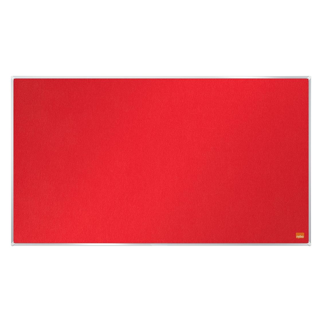 Nobo Filztafel Impression Pro 1915422 rot, 87x155cm (Pinnwand, 155 x 87 cm) (1915422)