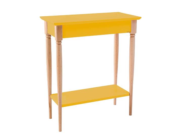 Console 65cm Jaune/Jaune moutarde