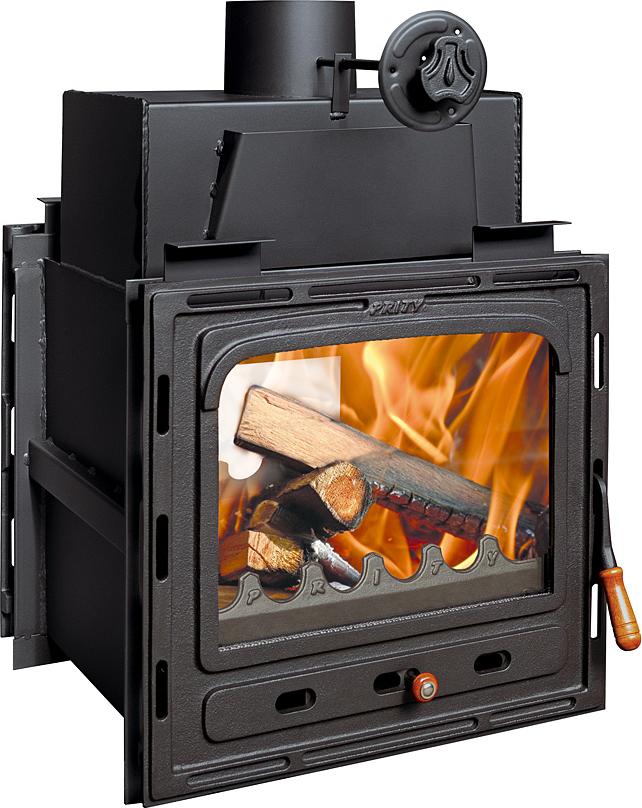Kamineinsatz PRITY 2CM | 13,5 kW | Holzofen | A Effizienz | Ø150 mm Rauchrohr