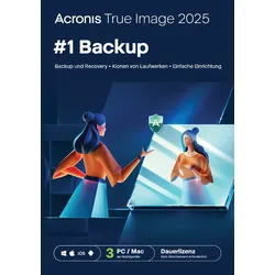 Acronis True Image 2025 [3 Geräte - Dauerlizenz]