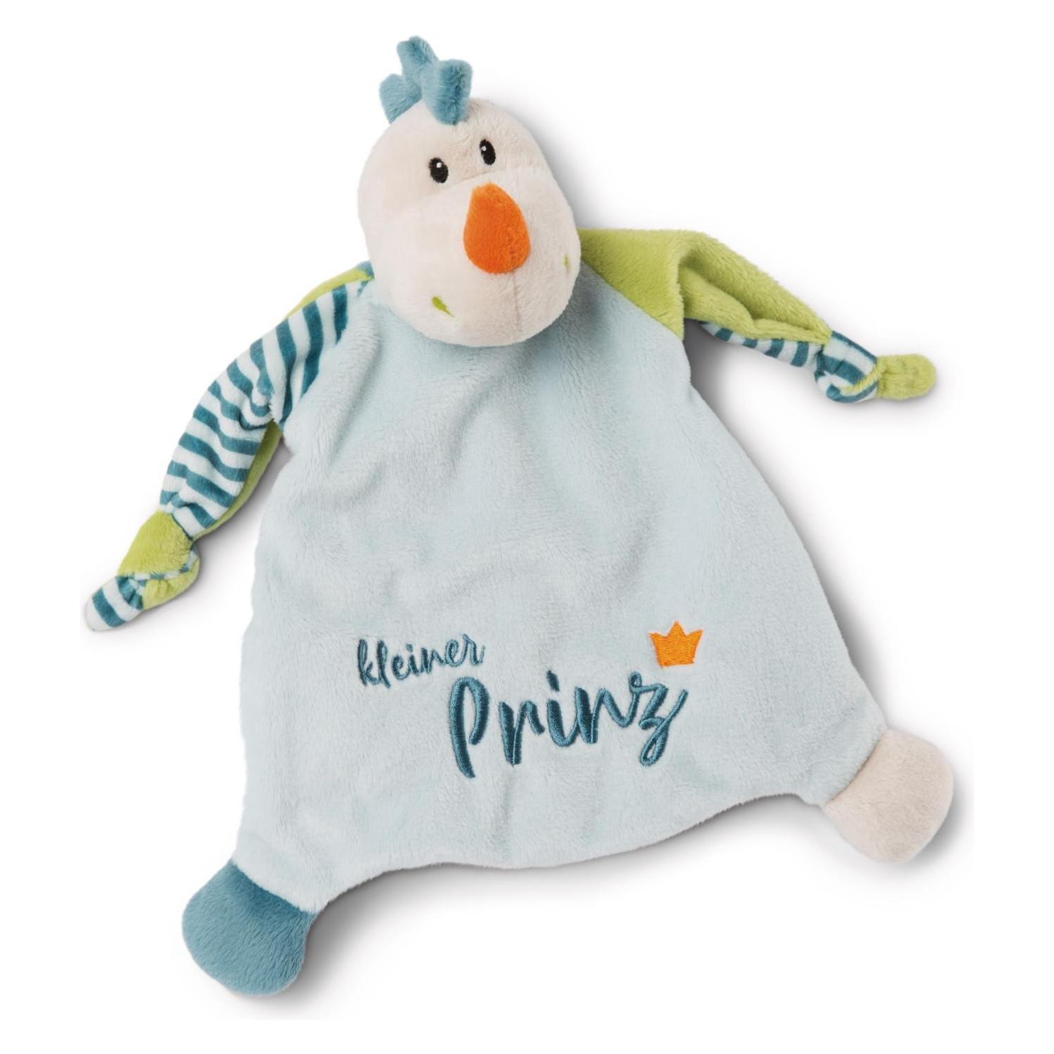 NICI Schmusetuch Drache "Kleiner Prinz" blau/grün (6.50 x 24 cm) (46734)