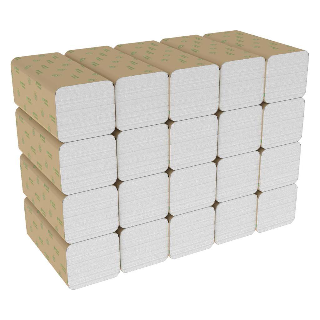 Kimberly-Clark Papierhandtücher Kimberly Clark Hostess Natura, Zick-Zack-Falzung, 2-lagig, 20 x 180 Blatt, Rec... (20x) (K6811)