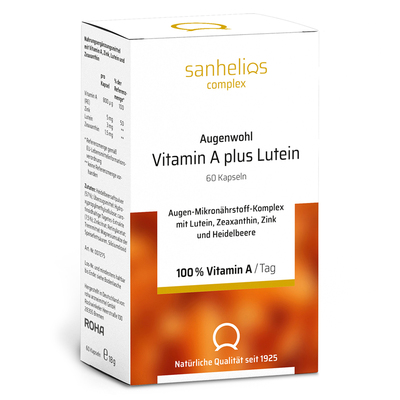 Hansa Naturheilmittel GmbH SANHELIOS Augenwohl Vitamin A plus Lutein Kapseln 18 g 15302095
