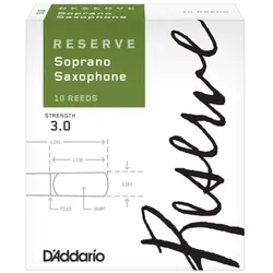 D’Addario Woodwinds Reserve Sopran Sax - 3,0  - 10er Pack - Blätter