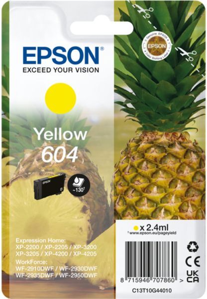 Epson 604 (C13T10G44010) - Gelb - Druckerpatrone