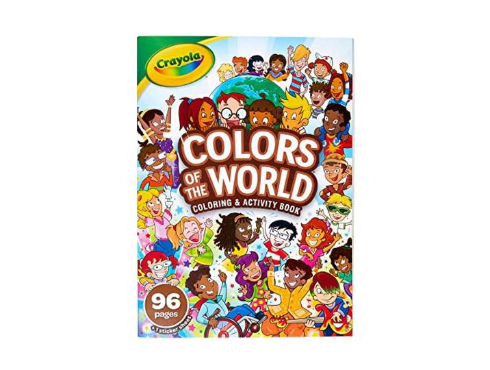 Crayola Colors of The World Coloring Book, Gift for Kids, 96 Pages