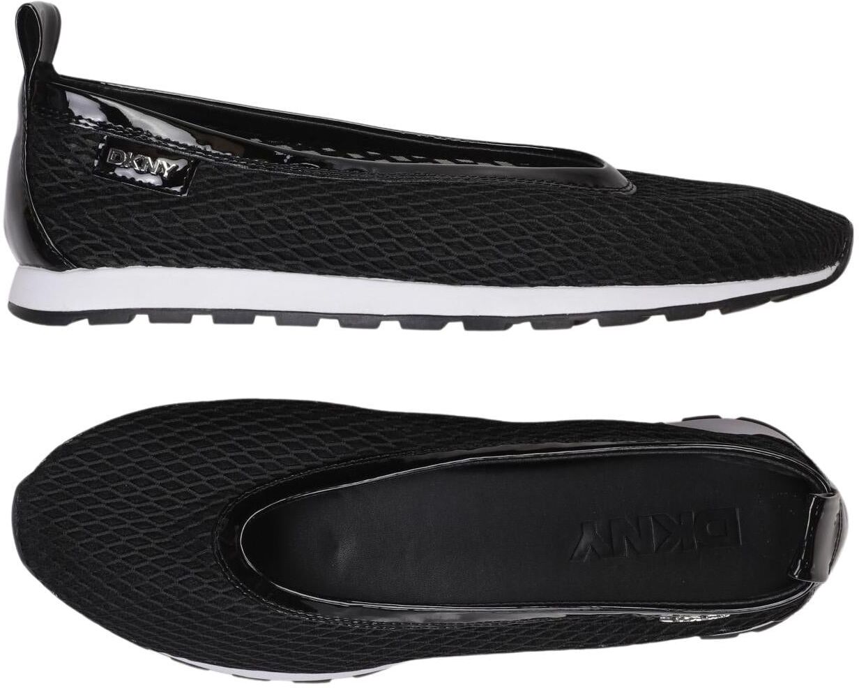 Dkny C Damen Ballerina, Schwarz, Gr. EU 38, kein / Etikett - Second Hand