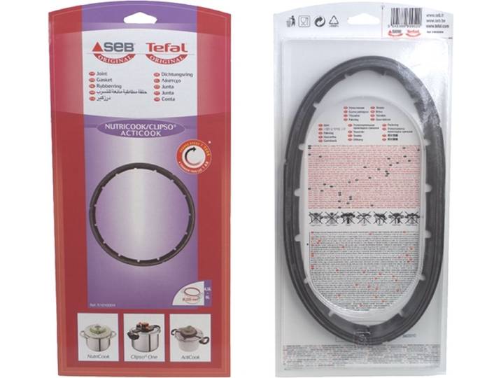 afdichting voor clipso snelkookpan 4\,5 / 6l d.220mm - seb - x1010004