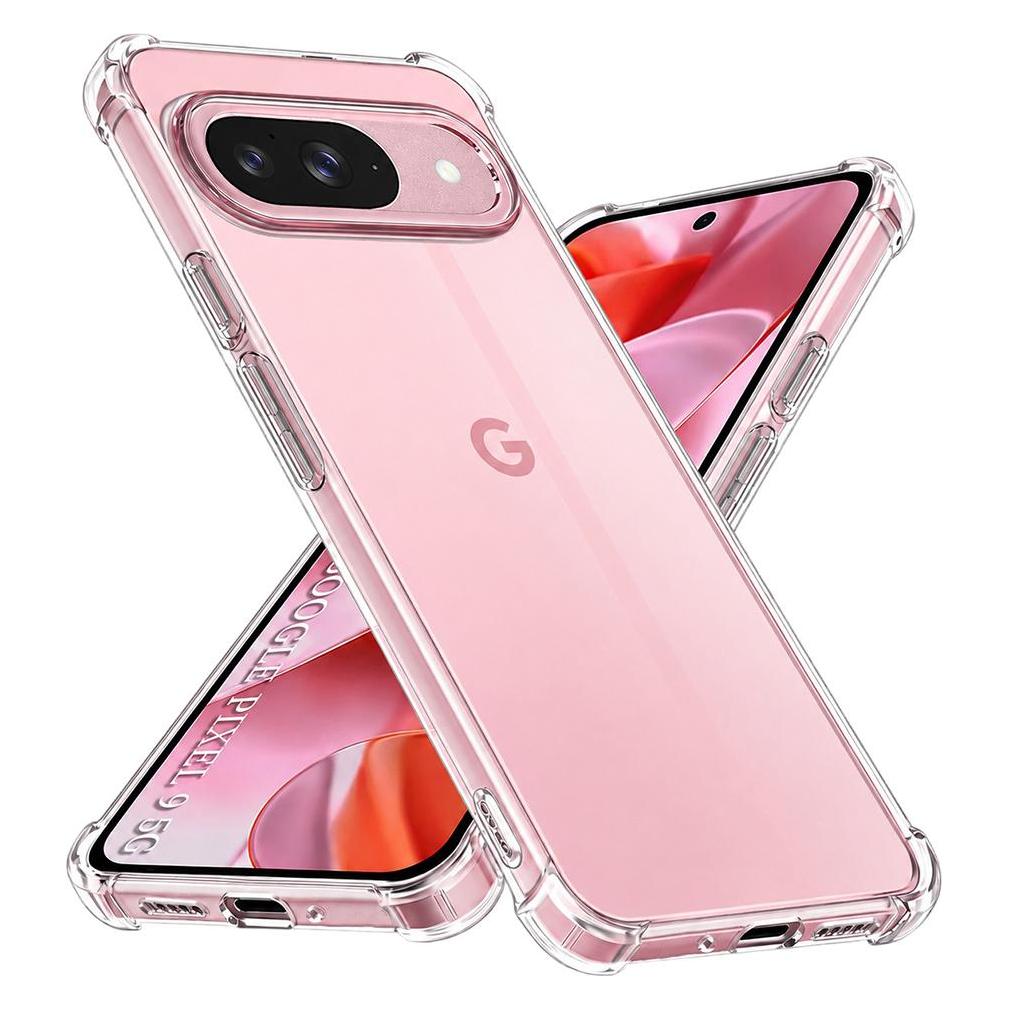 Techsuit - Shockproof Clear Silicone - Google Pixel 9 - Clear (Google Pixel 9) (56360539)