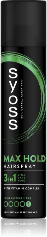 Syoss Max Hold Haarspray mit extra starker Fixierung 300 ml