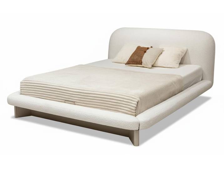 JVmoebel Polsterbett Bett Beige Moderner Stil Bequem Praktisch Stilvoll Elegant Luftig, Made in Europa