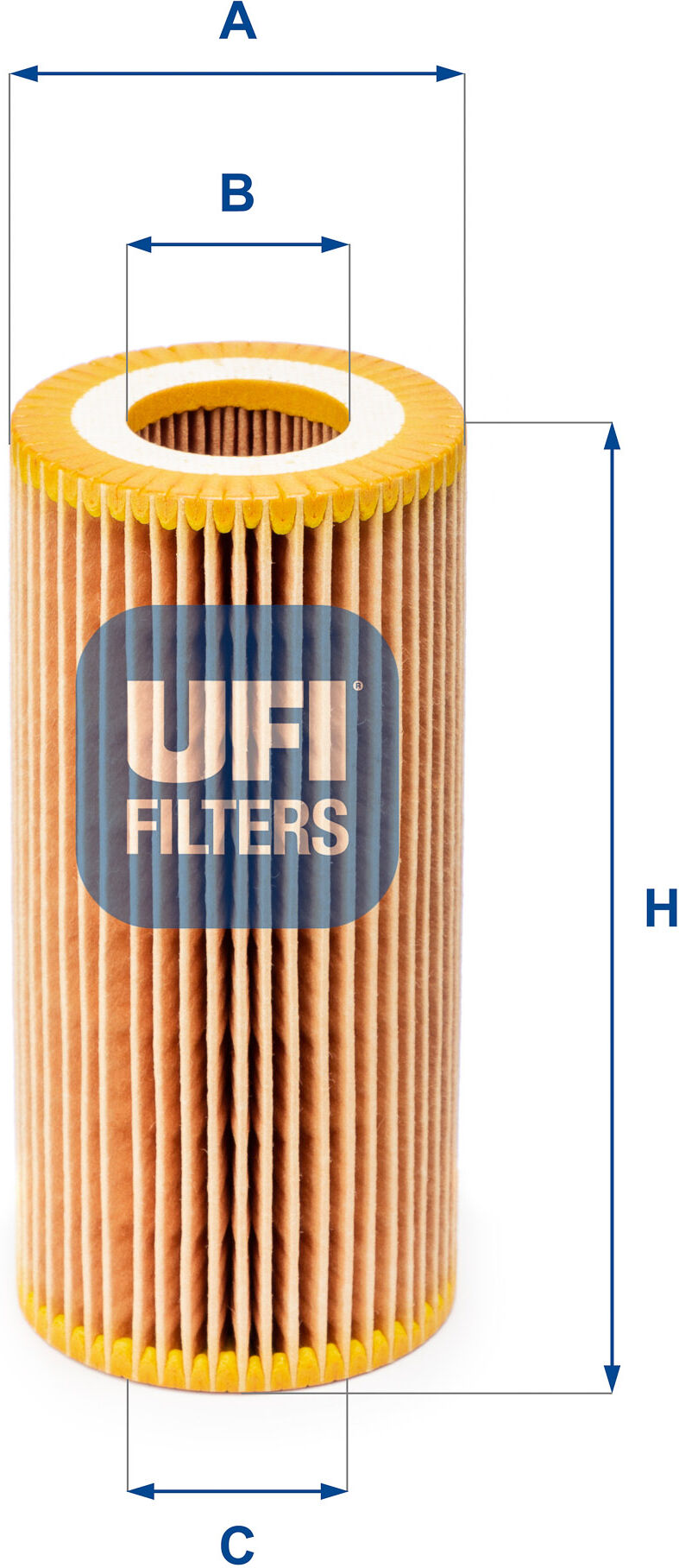 Ufi Ölfilter 2504100 Filtereinsatz 135mm Für Mercedes